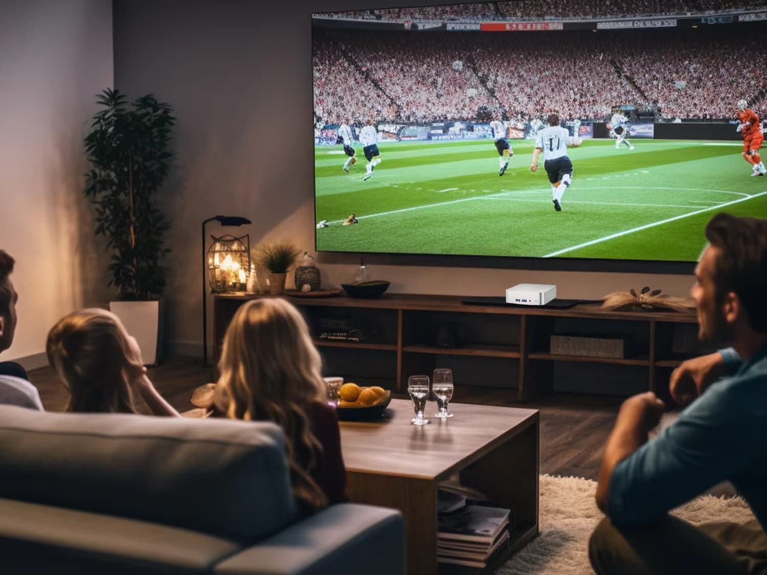 Mini PC per lo streaming gratuito del calcio in diretta