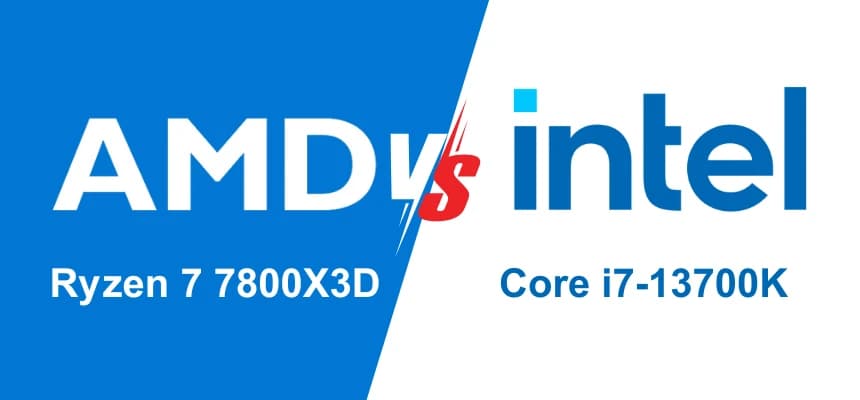 AMD Ryzen 7 7800X3D vs Intel Core i7-13700K